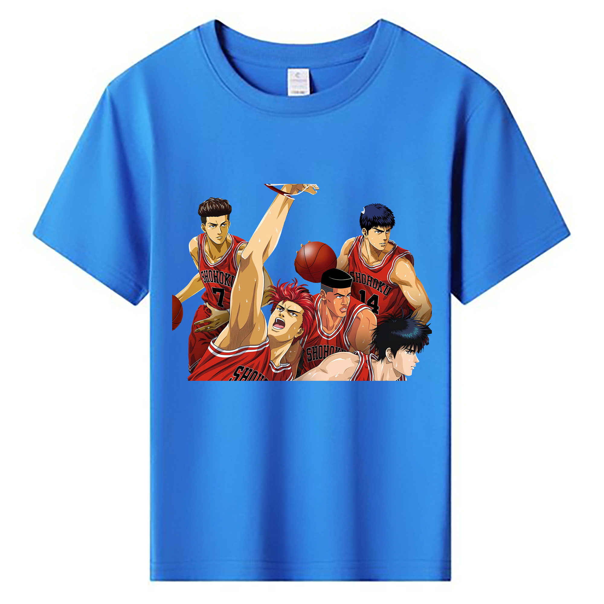 （画像用） SLAM DUNK／スラムダンク 綿100％キッズTシャツ（フロントプリント）